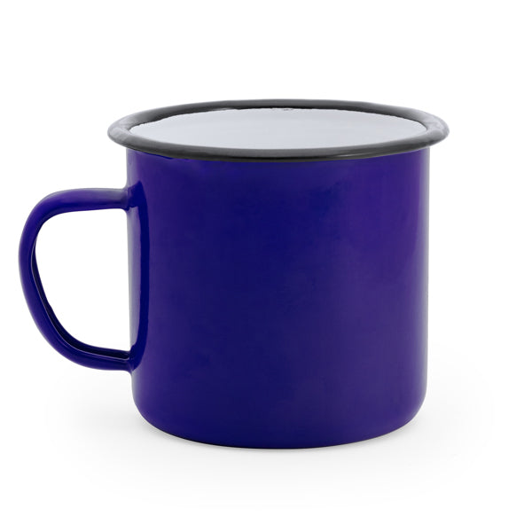 Anon - Taza metálica con capacidad de 360ml - Royal/Blanco