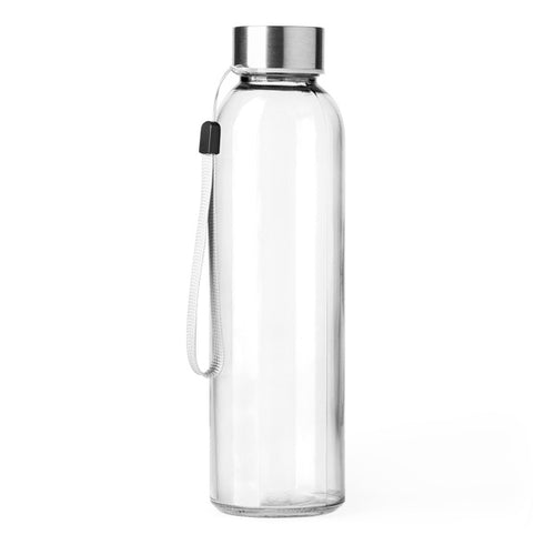 Alfe - Bidón de cristal con capacidad de 500ml disponible - Transparente