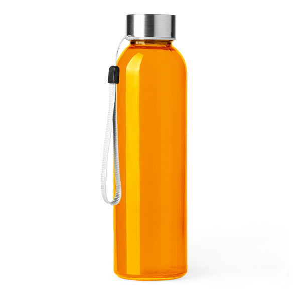 Alfe - Bidón de cristal con capacidad de 500ml disponible - Naranja