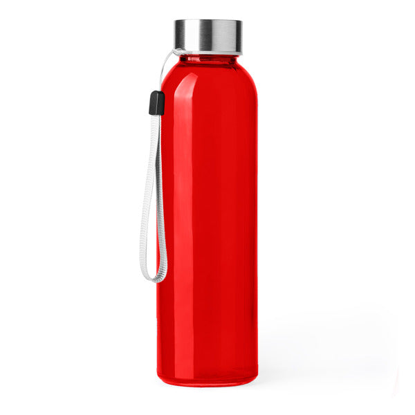 Alfe - Bidón de cristal con capacidad de 500ml disponible - Rojo