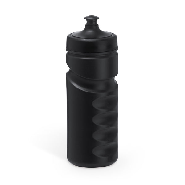 Running - Bidón deportivo de PE, ideal para su uso en tu deporte diario - Negro