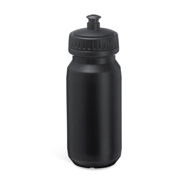 Biking - Bidón deportivo de PE con amplia superficie de marcaje - Negro