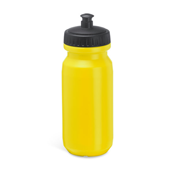 Biking - Bidón deportivo de PE con amplia superficie de marcaje - Amarillo