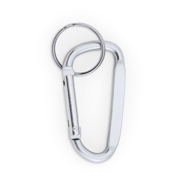 Pale - Llavero mosquetón de aluminio para sujetar objetos - Plata