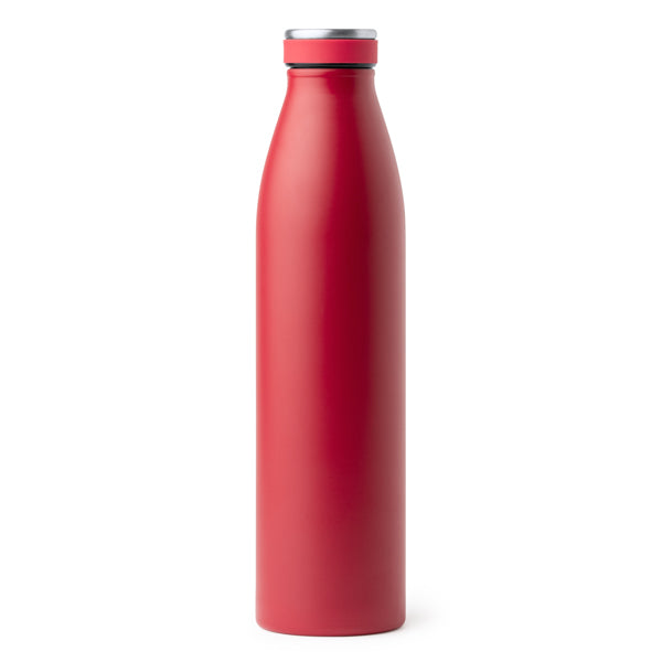 Yisel - Bidón térmico de acero 304 con doble capa y aislamiento de cobre al vacío - Rojo