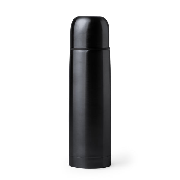Salvia - Termo de acero inoxidable 304 con doble pared en acabado brillo - Negro