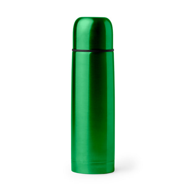 Salvia - Termo de acero inoxidable 304 con doble pared en acabado brillo - Verde Helecho