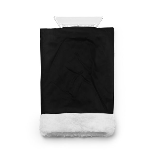 Nisek - Rascador de hielo con manopla forrada en poliéster 210T - Negro