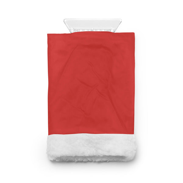 Nisek - Rascador de hielo con manopla forrada en poliéster 210T - Rojo
