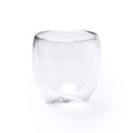 Capsul - Set de 2 vasos de doble pared, realizados en cristal borosilicato - Transparente