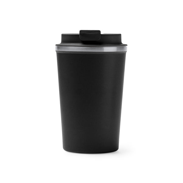 Okele - Vaso térmico de acero inoxidable 304 de doble pared - Negro