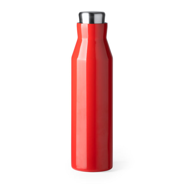 Torke - Bidón termo de acero inoxidable 304 doble pared con capacidad para 600 ml - Rojo