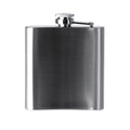 Walker - Petaca de acero inoxidable con cierre antigoteo de seguridad - Plata