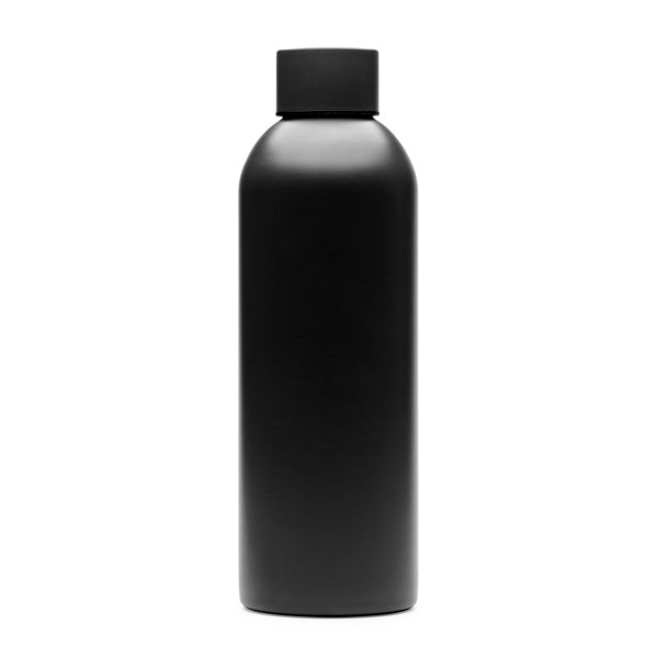 Magun - Bidón de acero inoxidable 304 en acabado sólido con fantástico diseño - Negro