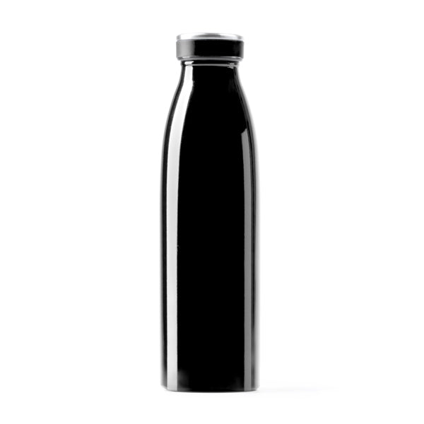 Kemy - Bidón térmico de acero inoxidable 304 de doble pared - Negro