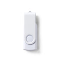 Riot - Memoria USB con cuerpo en ABS y clip giratorio metálico a conjunto - Blanco