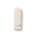 Kinox - Memoria USB con cuerpo y clip giratorio de fibra de trigo - Crudo