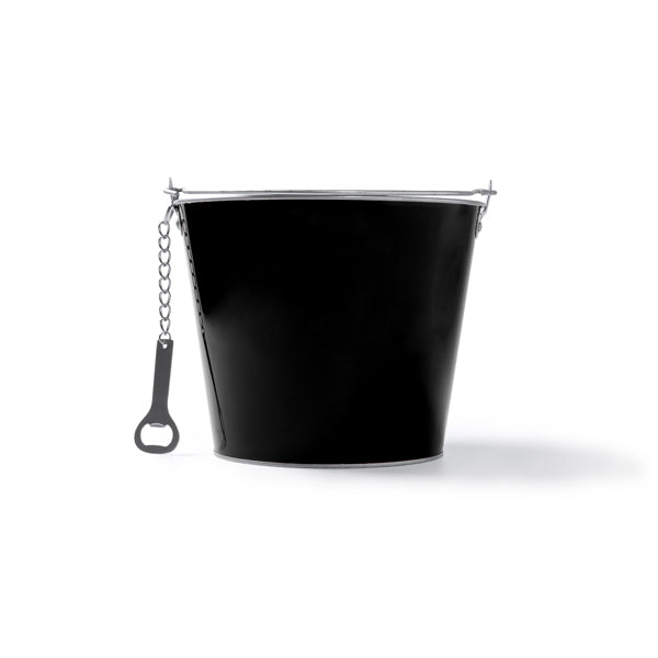 Lambic - Cubo metálico de colores para guardar tus bebidas favoritas - Negro