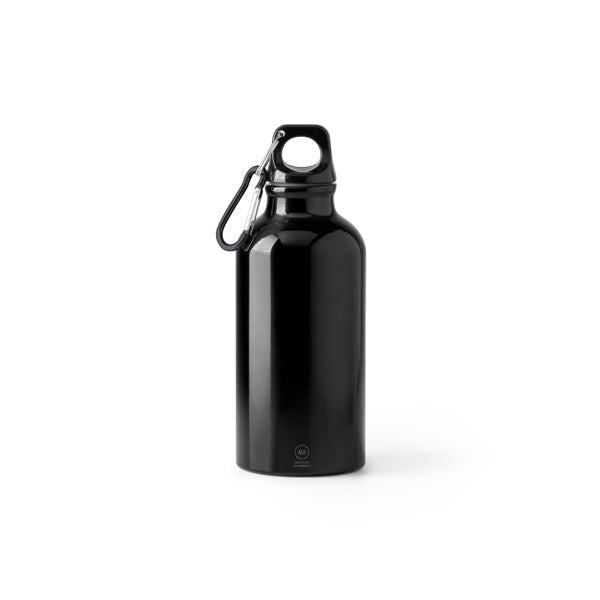 Renko - Bidón de aluminio reciclado con pared simple - Negro