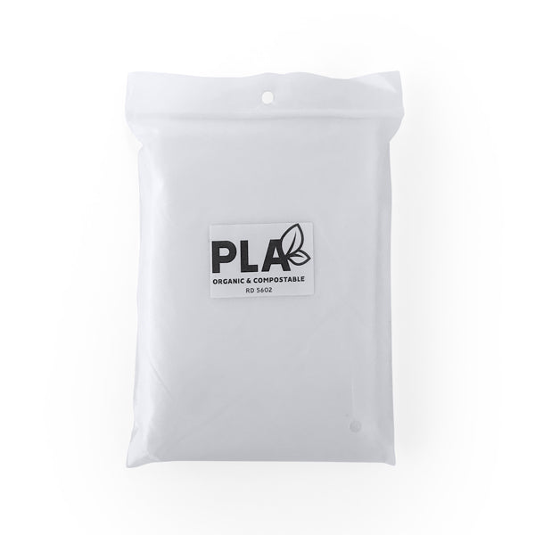 Vostok - Poncho para lluvia compostable - Transparente