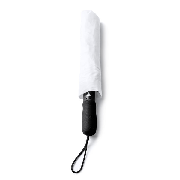 Miyagi - Paraguas plegable antiventiscas de apertura automática - Blanco