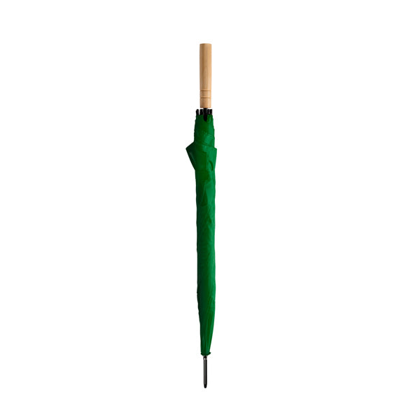 Fargo - Paraguas con mango en madera y apertura automática - Verde Helecho