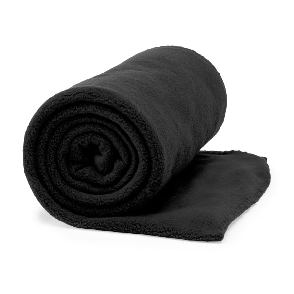 Lambert - Manta de forro polar de 180 g/m² en color liso - Negro