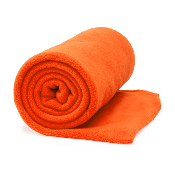 Lambert - Manta de forro polar de 180 g/m² en color liso - Naranja