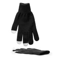 Zeland - Guantes con dedos pulgar, índice y corazón táctiles - Negro
