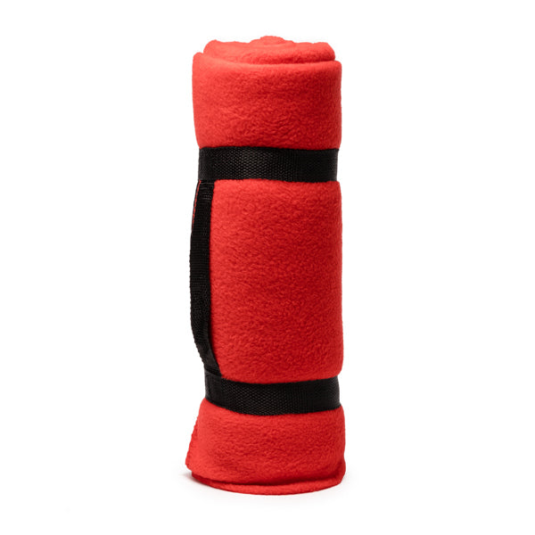 Daneris - Manta de forro polar con tratamiento anti-pilling - Rojo