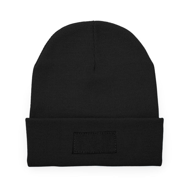 Bulnes - Gorro promocional de punto fabricado acrílico de doble capa - Negro