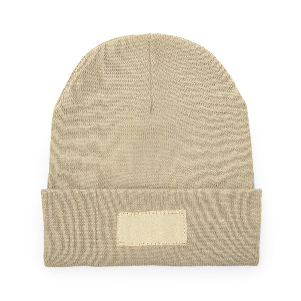 Bulnes - Gorro promocional de punto fabricado acrílico de doble capa - Beige