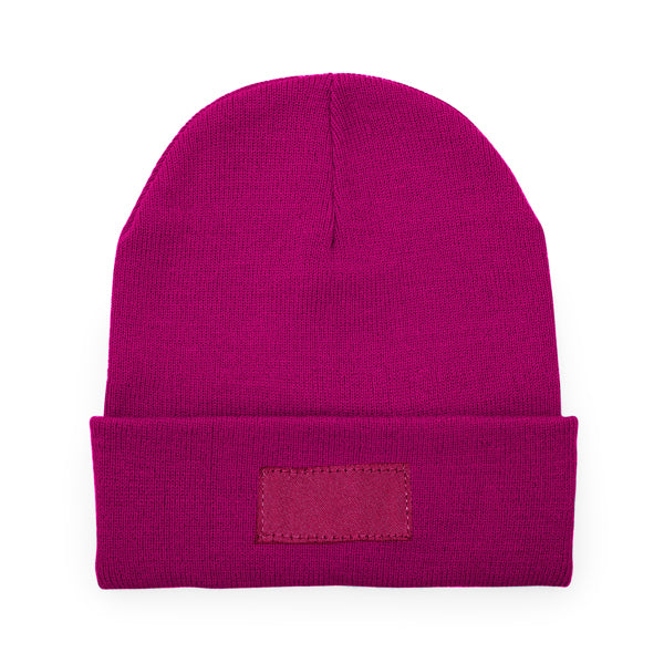 Bulnes - Gorro promocional de punto fabricado acrílico de doble capa - Fucsia