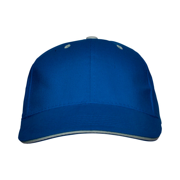 Panel - Gorra 6 paneles con sándwich a contraste 100% algodón - Royal