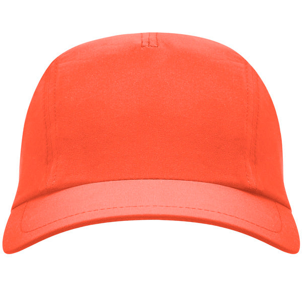 Mercury - Gorra técnica de tres paneles - Coral Fluor