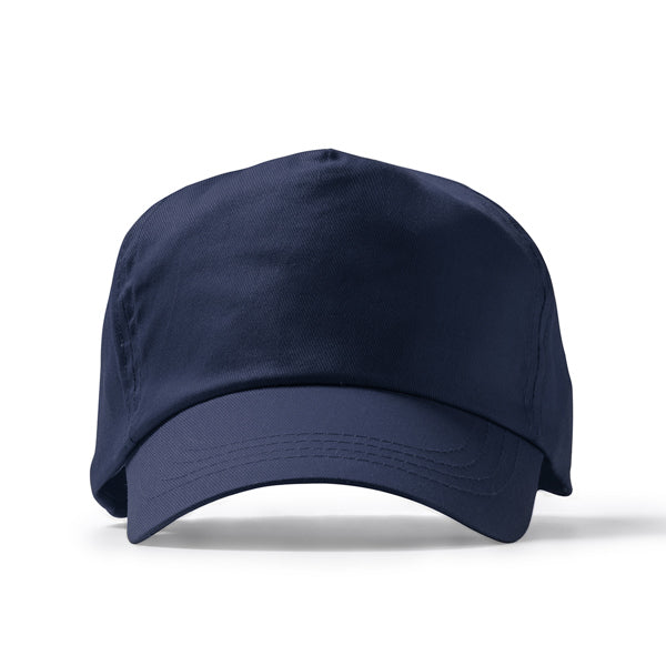 Freya - Gorra de 5 paneles 100% algodón - Marino