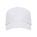 Uranus - Gorra de 5 paneles 100% algodón - Blanco