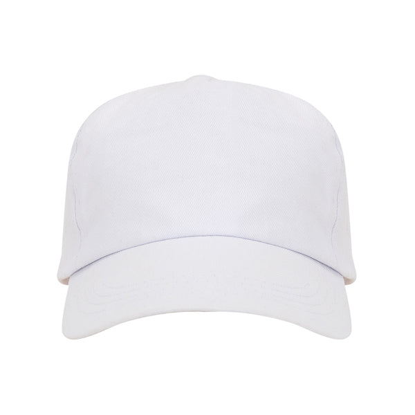 Uranus - Gorra de 5 paneles 100% algodón - Blanco
