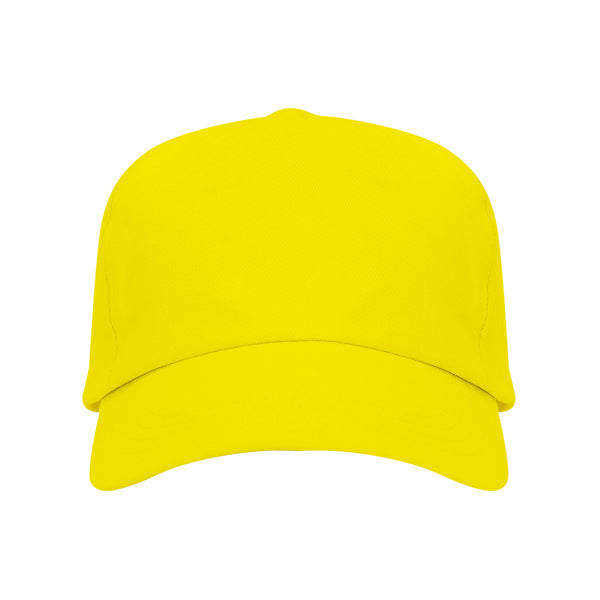 Uranus - Gorra de 5 paneles 100% algodón - Amarillo