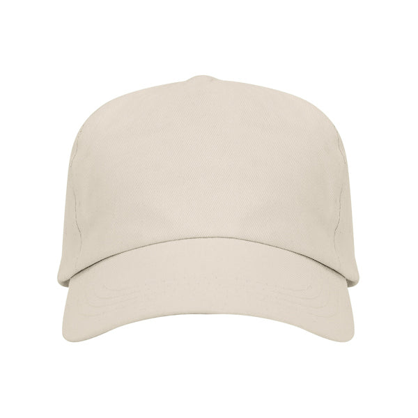 Uranus - Gorra de 5 paneles 100% algodón - Beige