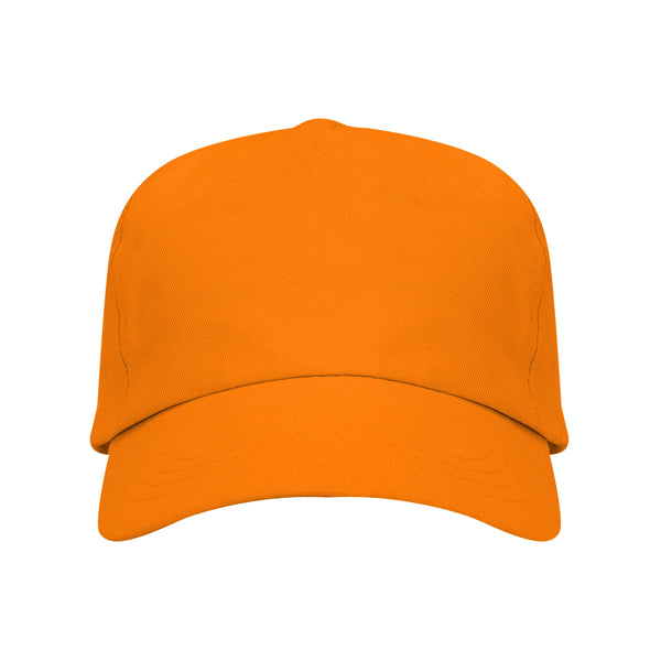 Uranus - Gorra de 5 paneles 100% algodón - Naranja