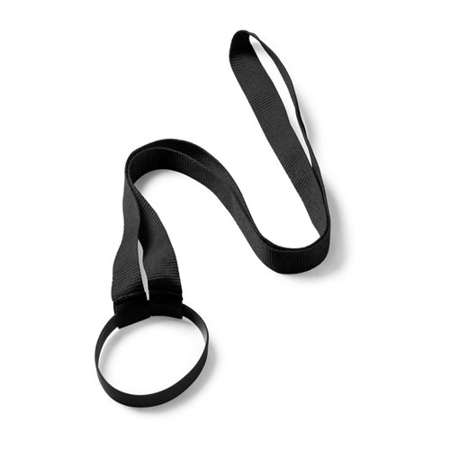 Aldaz - Lanyard portavasos con banda de silicona adaptable - Negro