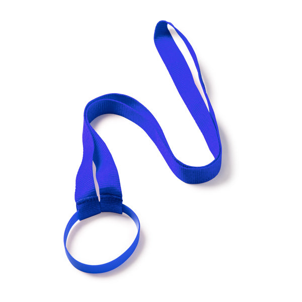 Aldaz - Lanyard portavasos con banda de silicona adaptable - Royal