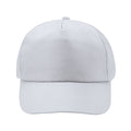 Calisto - Gorra de RPET con 5 paneles - Blanco