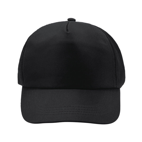 Calisto - Gorra de RPET con 5 paneles - Negro