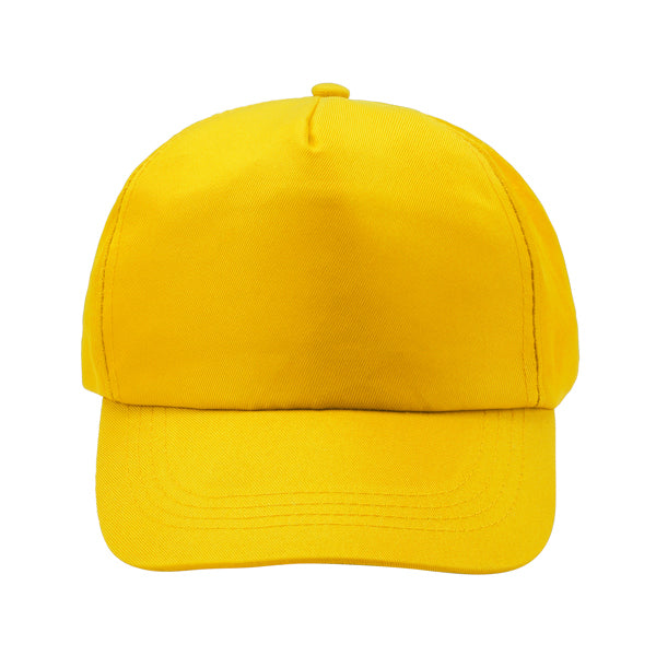 Calisto - Gorra de RPET con 5 paneles - Amarillo