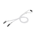 Holde - Lanyard portamascarillas de cordón y accesorio para ajuste craneal - Blanco