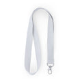 Host - Lanyard de poliéster con mosquetón - Blanco