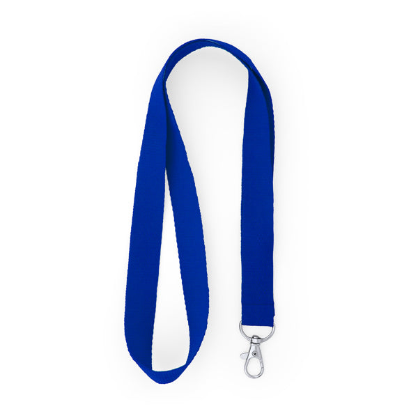 Host - Lanyard de poliéster con mosquetón - Royal