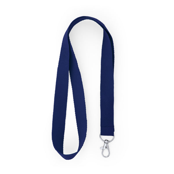 Host - Lanyard de poliéster con mosquetón - Marino